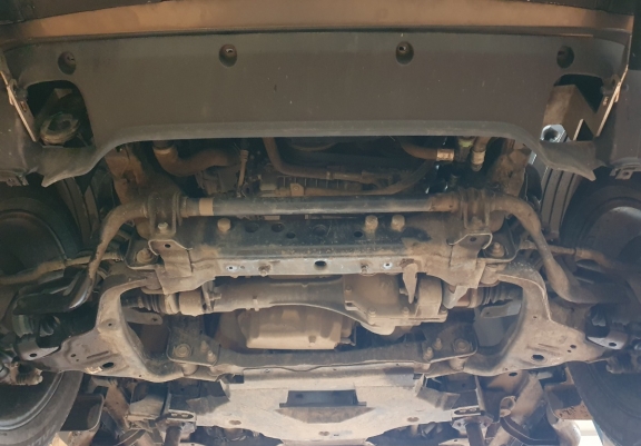 Kühlerschutz für unten aus Stahl Mercedes X-Class W470