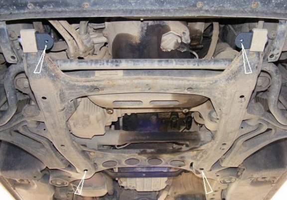 Unterfahrschutz für Motor der Marke Volkswagen Touareg 7L