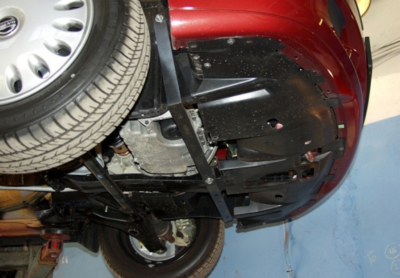 Unterfahrschutz für Motor der Marke Volvo V40