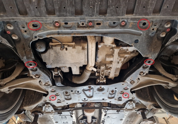 Unterfahrschutz für Motor der Marke Volvo  V60