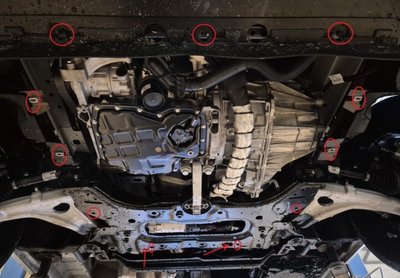 Unterfahrschutz für Motor der Marke Renault Master