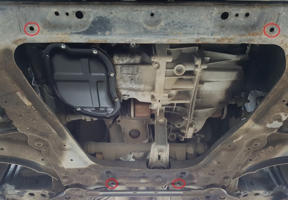 Unterfahrschutz für Motor der Marke Nissan Pulsar